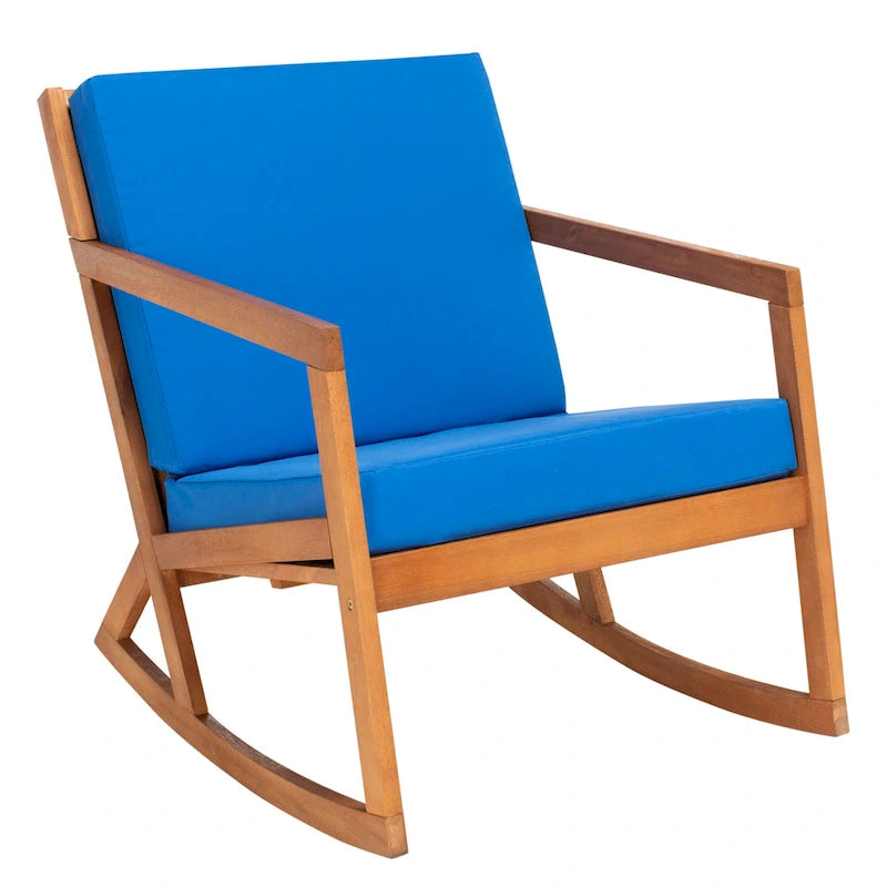 Fauteuil à bascule d'extérieur avec coussin - 26 L x 38 P x 31 H