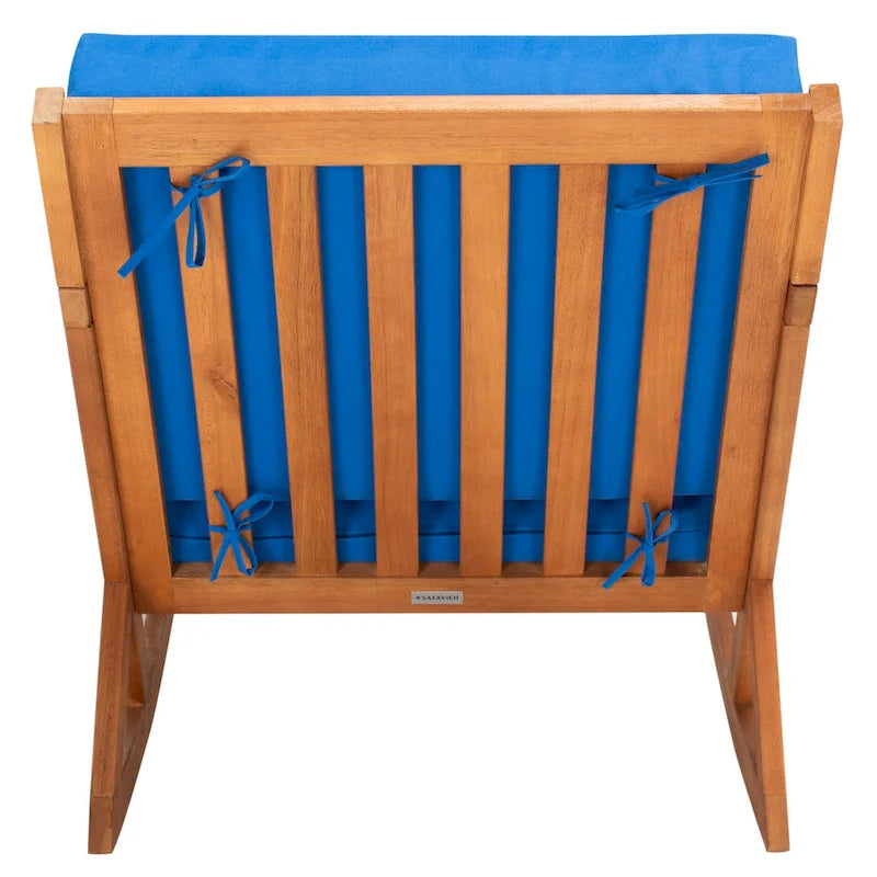 Fauteuil à bascule d'extérieur avec coussin - 26 L x 38 P x 31 H