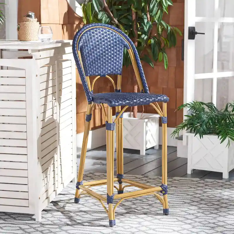 Tabouret de bar empilable d'extérieur 30 po (entièrement assemblé) - 19 l x 22 P x 47 H