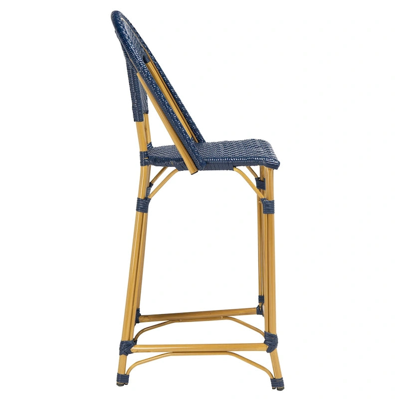Tabouret de bar empilable d'extérieur 30 po (entièrement assemblé) - 19 l x 22 P x 47 H