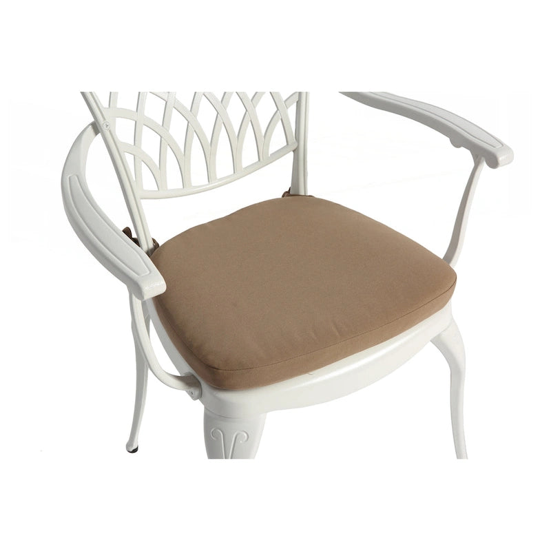 Table et chaises de patio en fonte d'aluminium