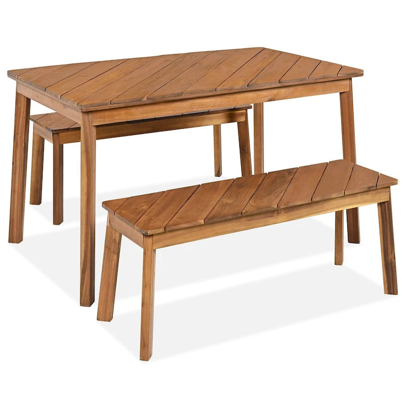 Table et chaises de salle à manger pour terrasse extérieure