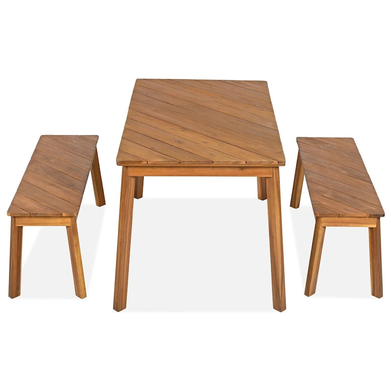 Table et chaises de salle à manger pour terrasse extérieure