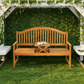 59 En Acacia Bench avec Table relevable
