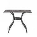 Table de salle à manger d'extérieur en fonte d'aluminium (TABLE SEULE)