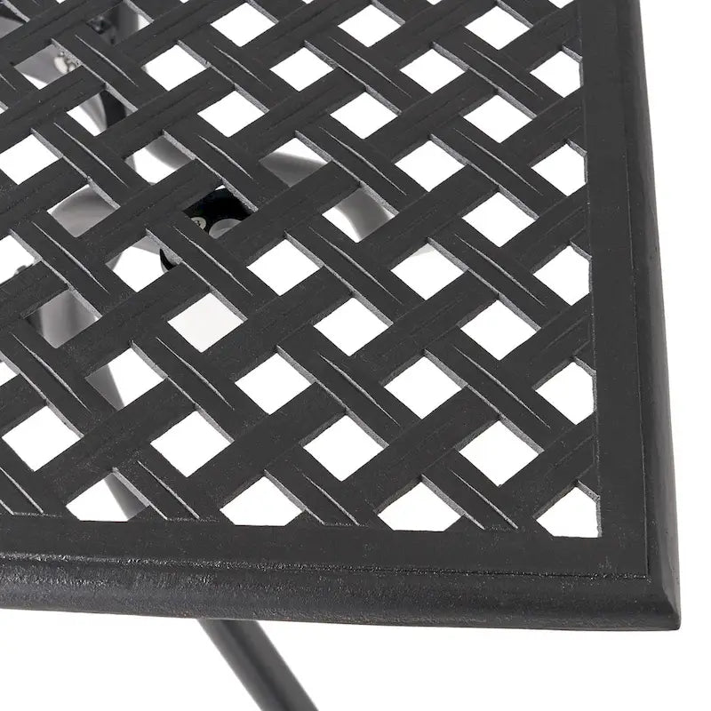 Table de salle à manger d'extérieur en fonte d'aluminium (TABLE SEULE)