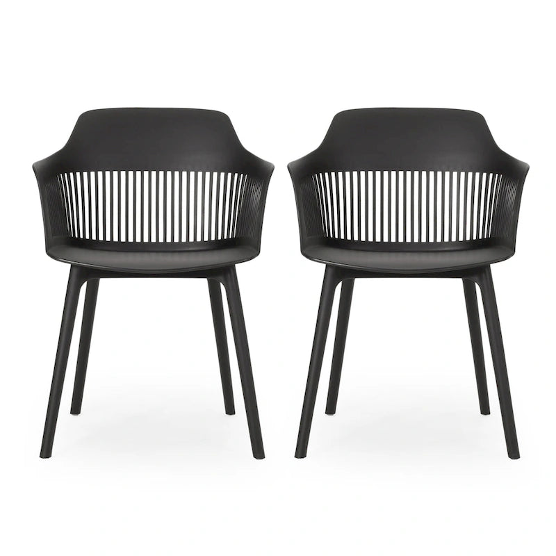 Chaise de salle à manger moderne d'extérieur - 22,50 L x 21,50 P x 33,00 H