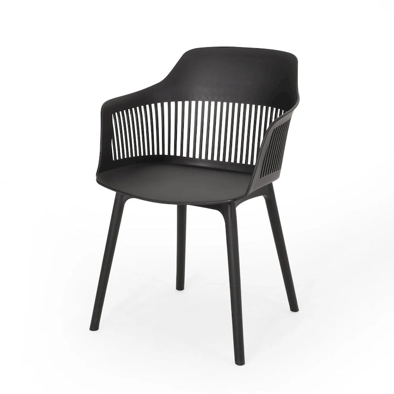 Chaise de salle à manger moderne d'extérieur - 22,50 L x 21,50 P x 33,00 H