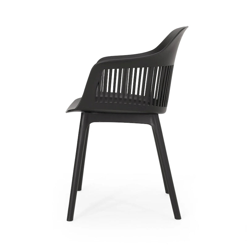 Chaise de salle à manger moderne d'extérieur - 22,50 L x 21,50 P x 33,00 H