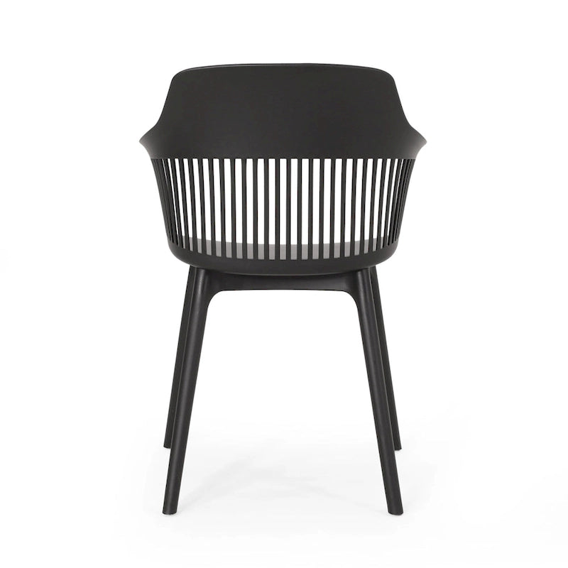 Chaise de salle à manger moderne d'extérieur - 22,50 L x 21,50 P x 33,00 H