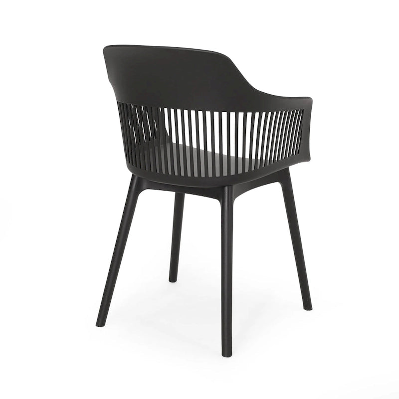Chaise de salle à manger moderne d'extérieur - 22,50 L x 21,50 P x 33,00 H