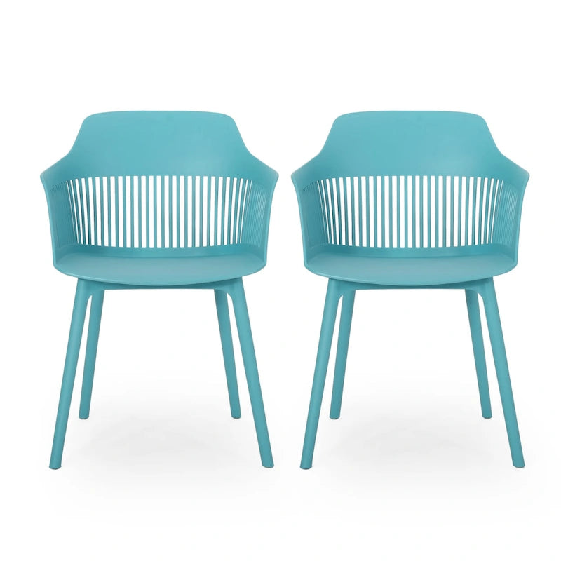 Chaise de salle à manger moderne d'extérieur - 22,50 L x 21,50 P x 33,00 H