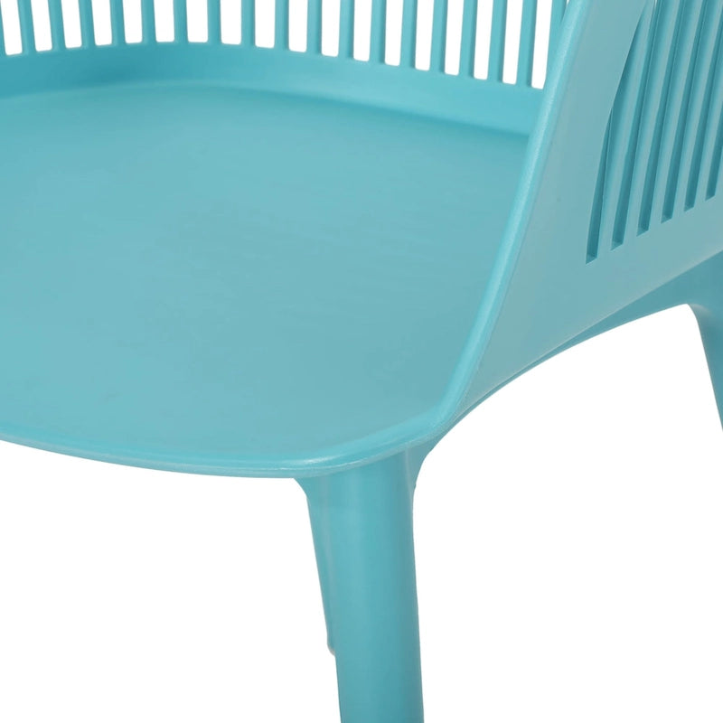 Chaise de salle à manger moderne d'extérieur - 22,50 L x 21,50 P x 33,00 H