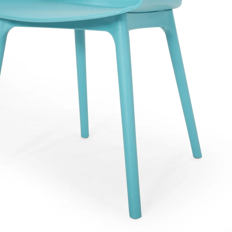 Chaise de salle à manger moderne d'extérieur - 22,50 L x 21,50 P x 33,00 H