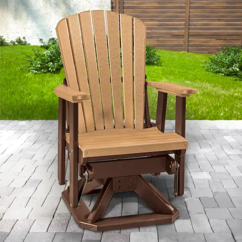 Fauteuil pivotant de patio Adirondack tout temps