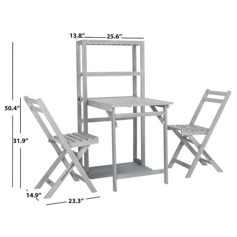 Table et chaises de salle à manger pour balcon extérieur