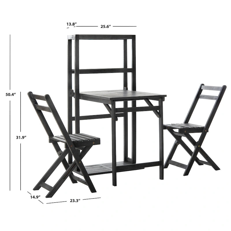 Table et chaises de salle à manger pour balcon extérieur