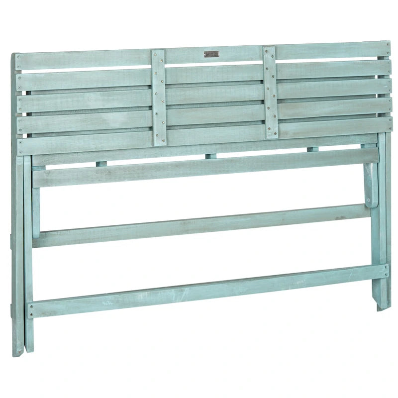 Banc pliant gris cendré d'extérieur
