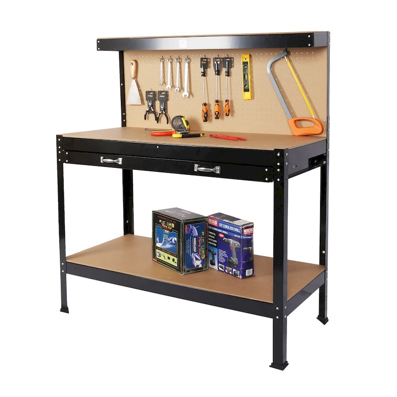 Établi d'extérieur en bois 115 cm