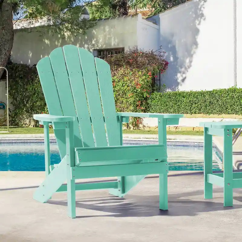 Chaise Adirondack d'extérieur, Chaise individuelle aspect bois