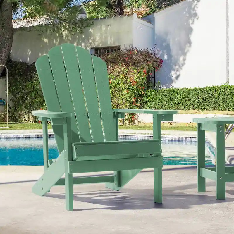 Chaise Adirondack d'extérieur, Chaise individuelle aspect bois