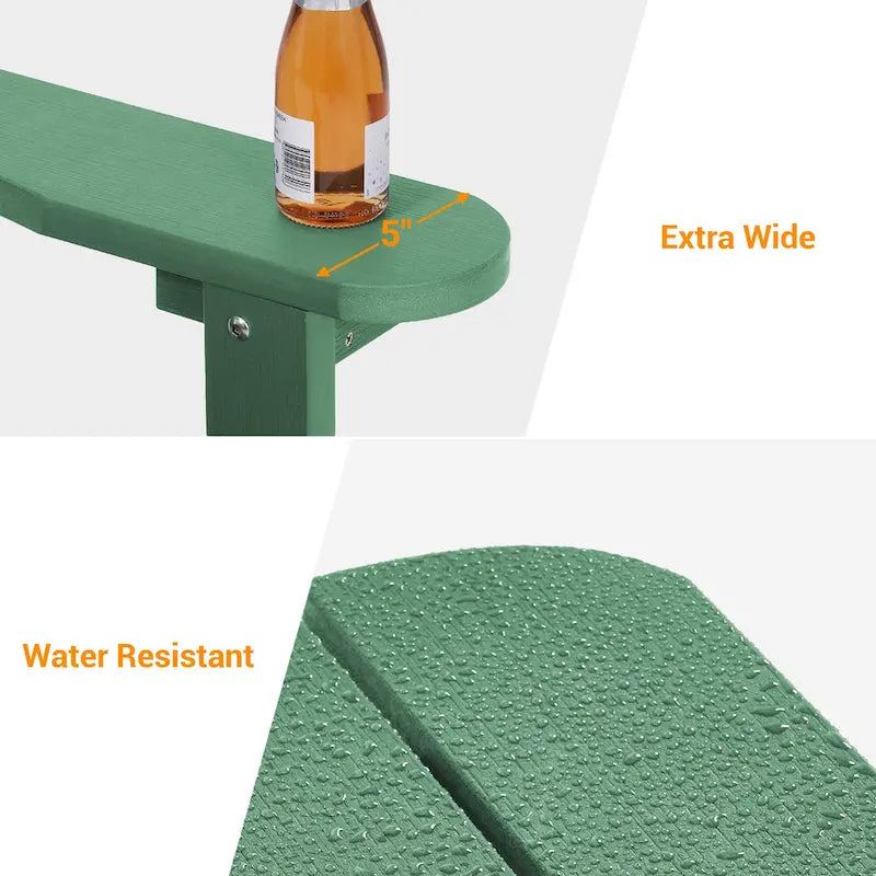 Chaise Adirondack d'extérieur, Chaise individuelle aspect bois