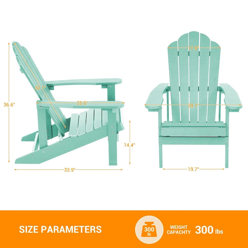 Chaise Adirondack d'extérieur, Chaise individuelle aspect bois