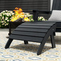 Repose-pieds de fauteuil Adirondack écologique et résistant aux intempéries