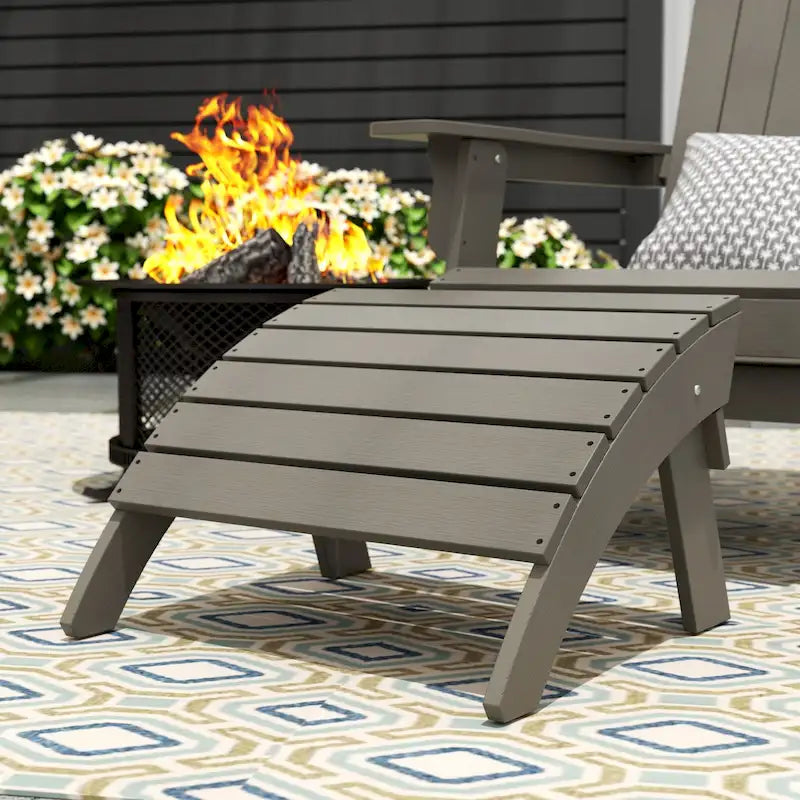 Repose-pieds de fauteuil Adirondack écologique et résistant aux intempéries