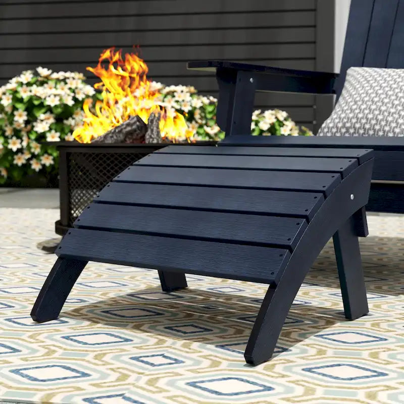 Repose-pieds de fauteuil Adirondack écologique et résistant aux intempéries