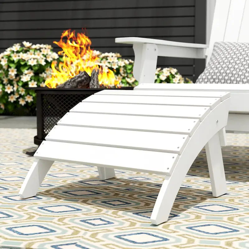 Repose-pieds de fauteuil Adirondack écologique et résistant aux intempéries