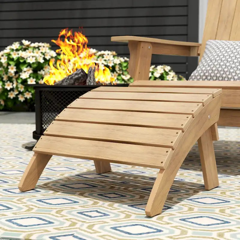 Repose-pieds de fauteuil Adirondack écologique et résistant aux intempéries