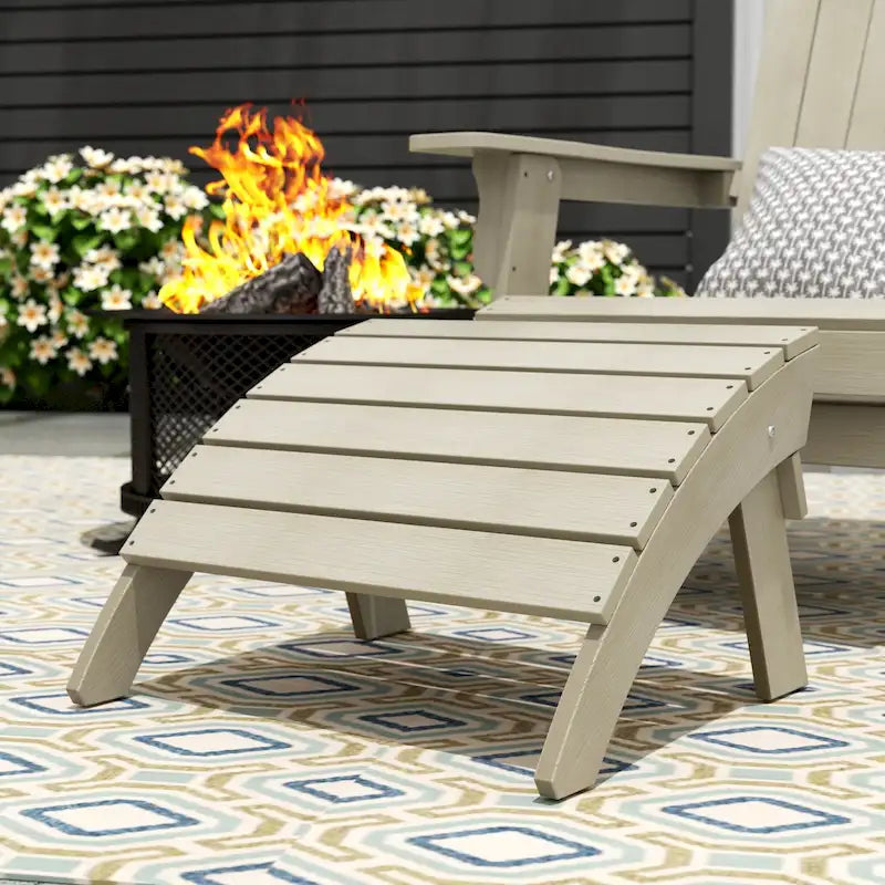 Repose-pieds de fauteuil Adirondack écologique et résistant aux intempéries