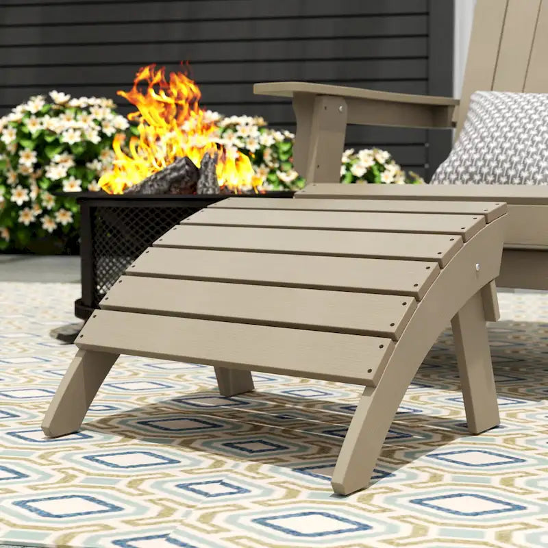 Repose-pieds de fauteuil Adirondack écologique et résistant aux intempéries