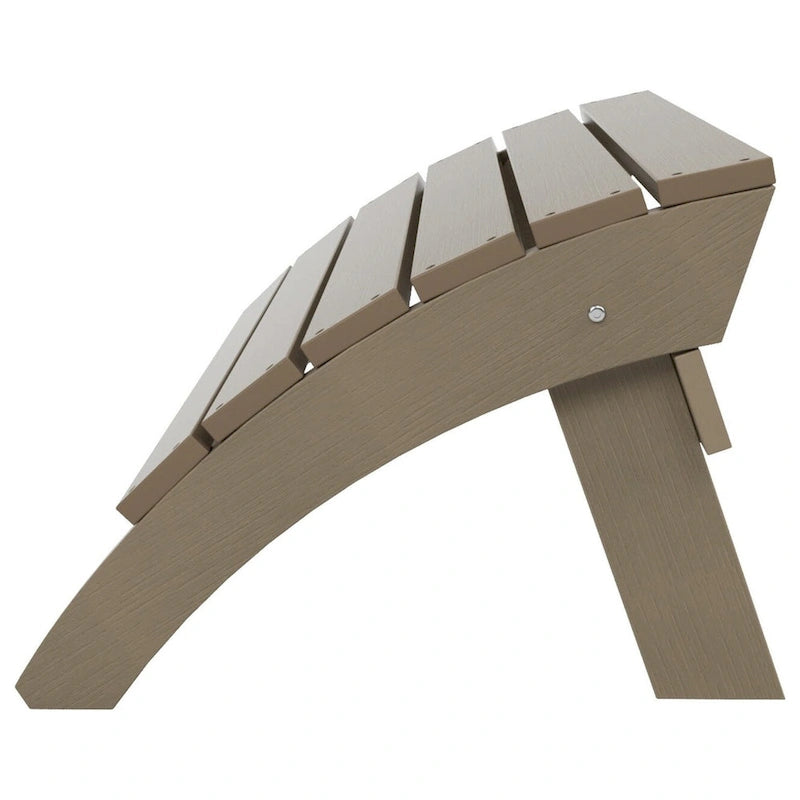 Repose-pieds de fauteuil Adirondack écologique et résistant aux intempéries