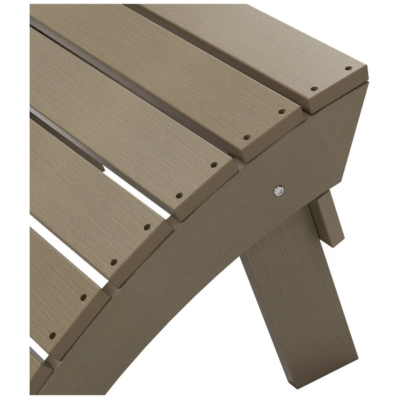 Repose-pieds de fauteuil Adirondack écologique et résistant aux intempéries