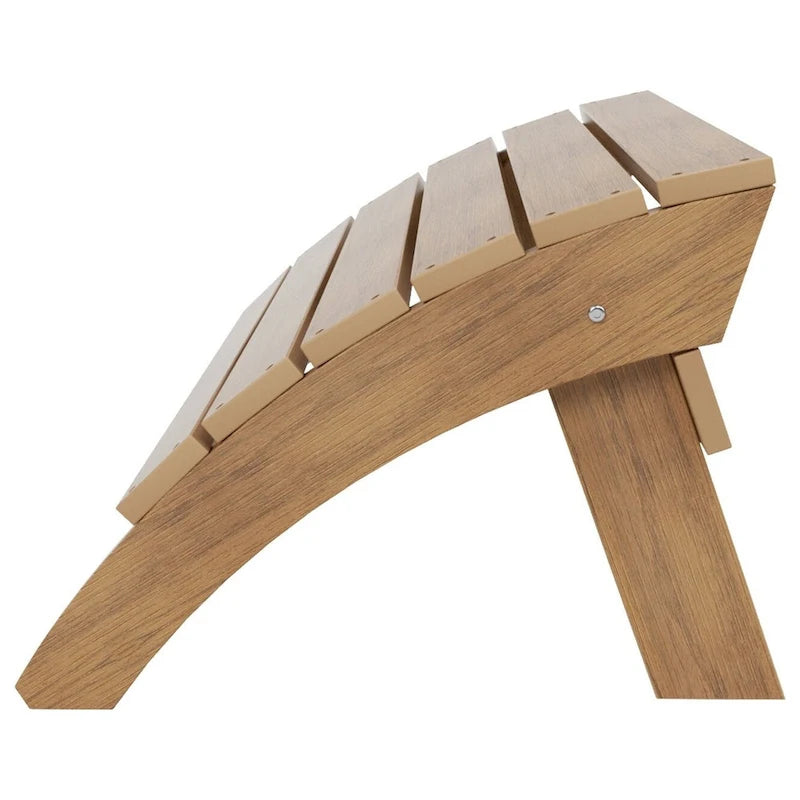 Repose-pieds de fauteuil Adirondack écologique et résistant aux intempéries