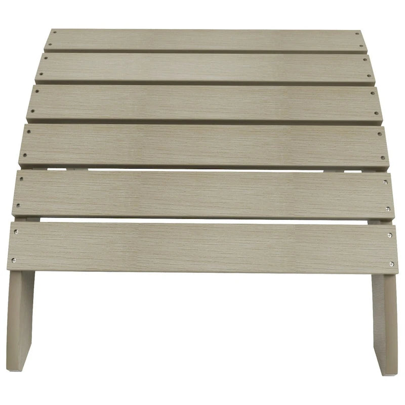 Repose-pieds de fauteuil Adirondack écologique et résistant aux intempéries