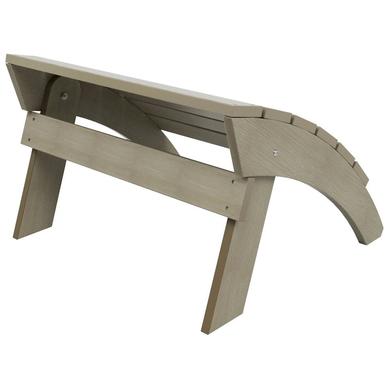 Repose-pieds de fauteuil Adirondack écologique et résistant aux intempéries