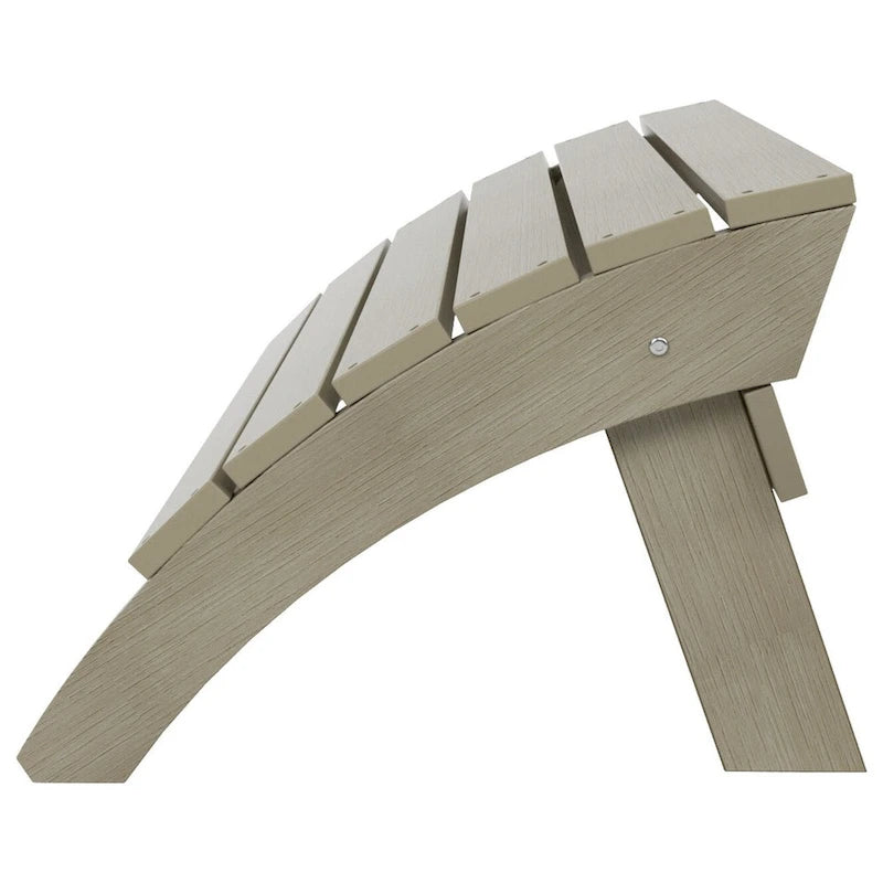 Repose-pieds de fauteuil Adirondack écologique et résistant aux intempéries