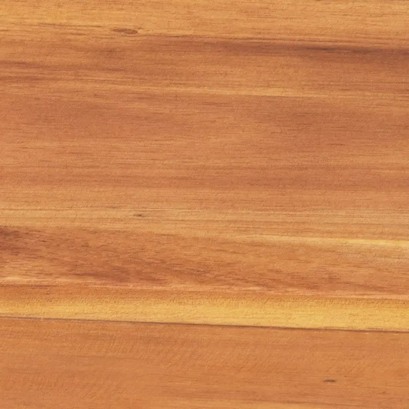 Banc à lattes en bois d'acacia massif avec pieds en bois pour l'intérieur et l'extérieur