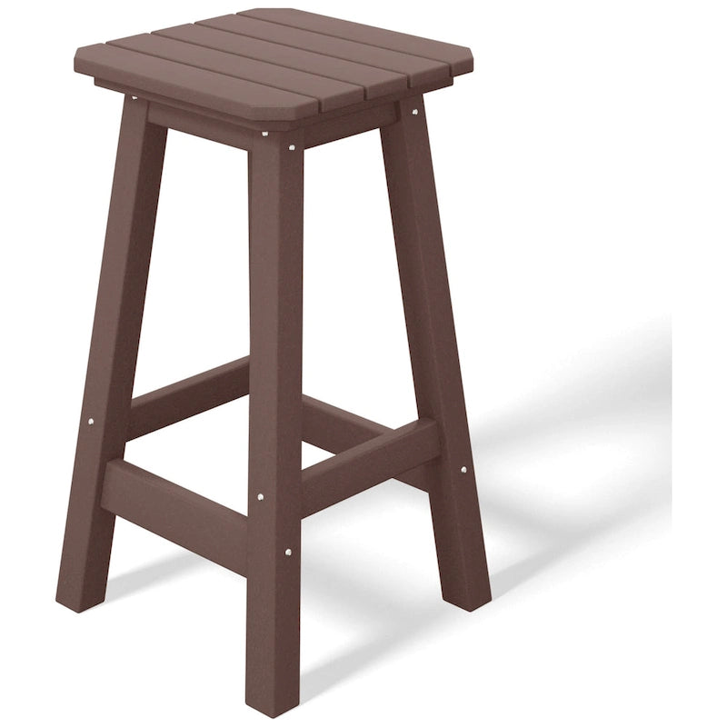 Tabouret de comptoir carré d'extérieur 24 po tout temps