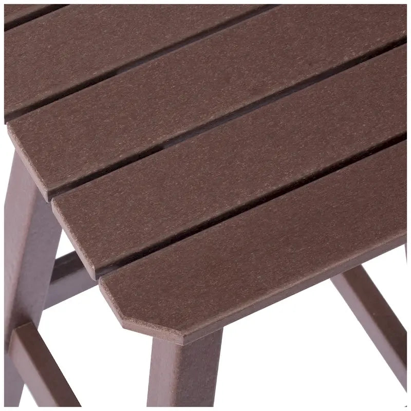 Tabouret de comptoir carré d'extérieur 24 po tout temps