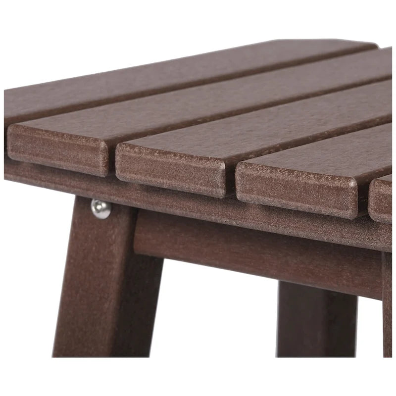 Tabouret de comptoir carré d'extérieur 24 po tout temps