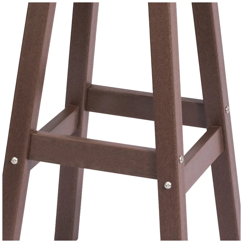 Tabouret de comptoir carré d'extérieur 24 po tout temps