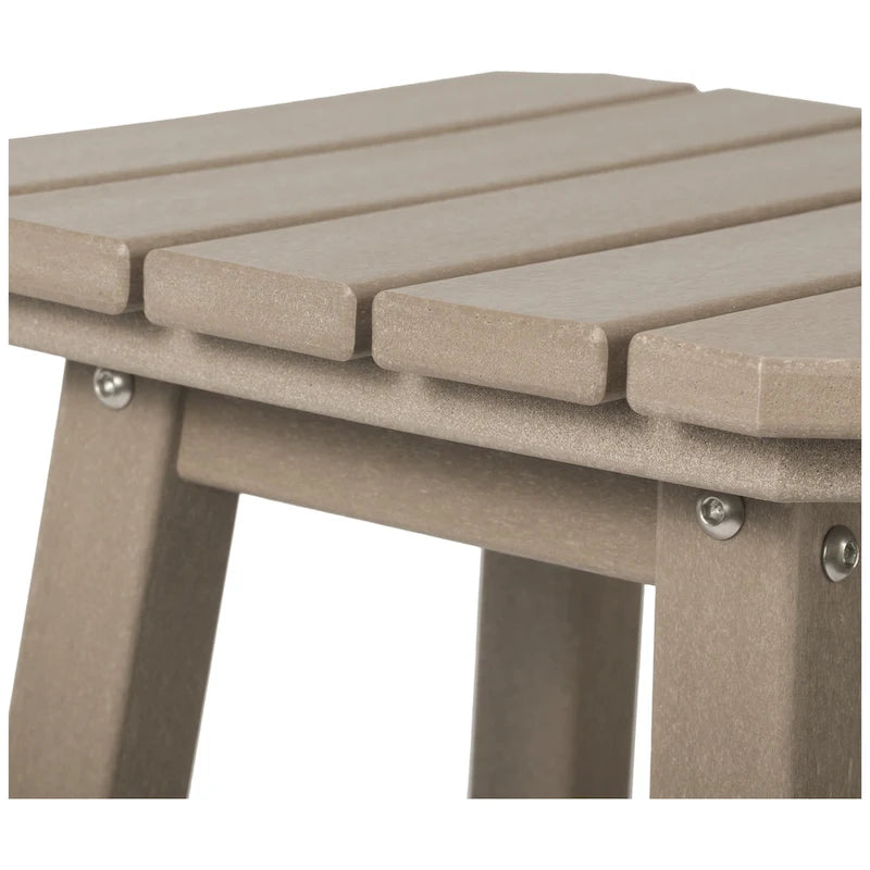 Tabouret de comptoir carré d'extérieur 24 po tout temps
