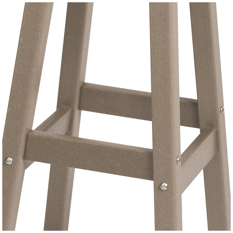 Tabouret de comptoir carré d'extérieur 24 po tout temps
