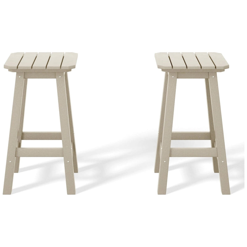 Tabouret de comptoir carré d'extérieur 24 po tout temps