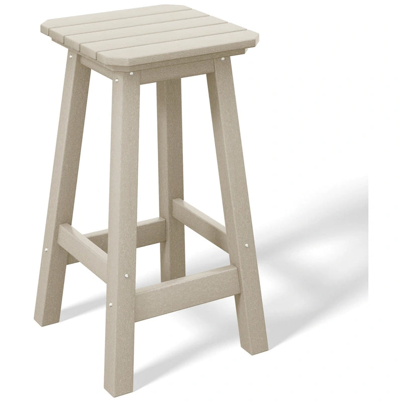 Tabouret de comptoir carré d'extérieur 24 po tout temps