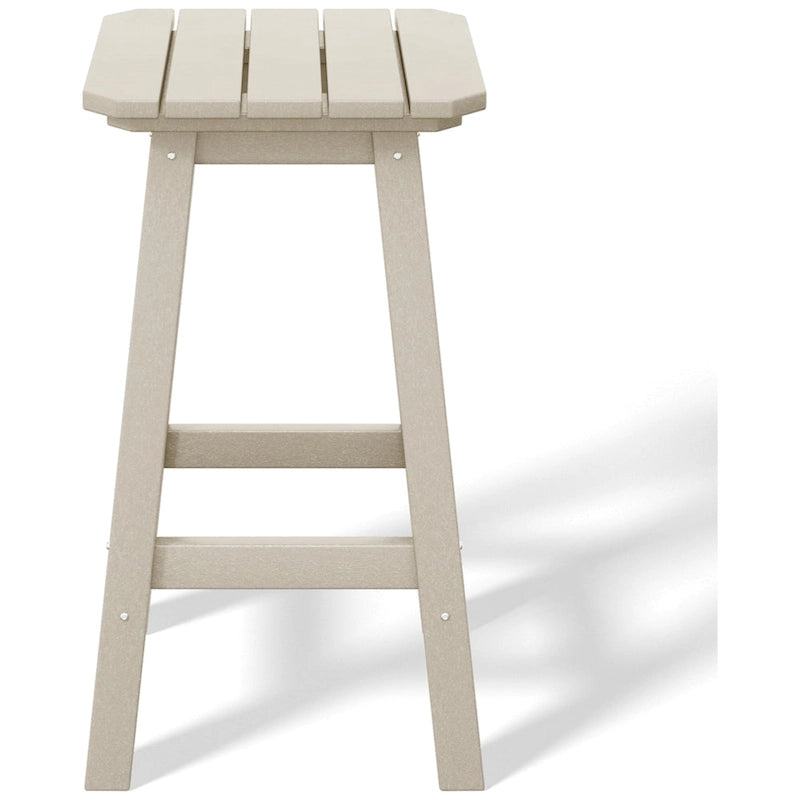 Tabouret de comptoir carré d'extérieur 24 po tout temps